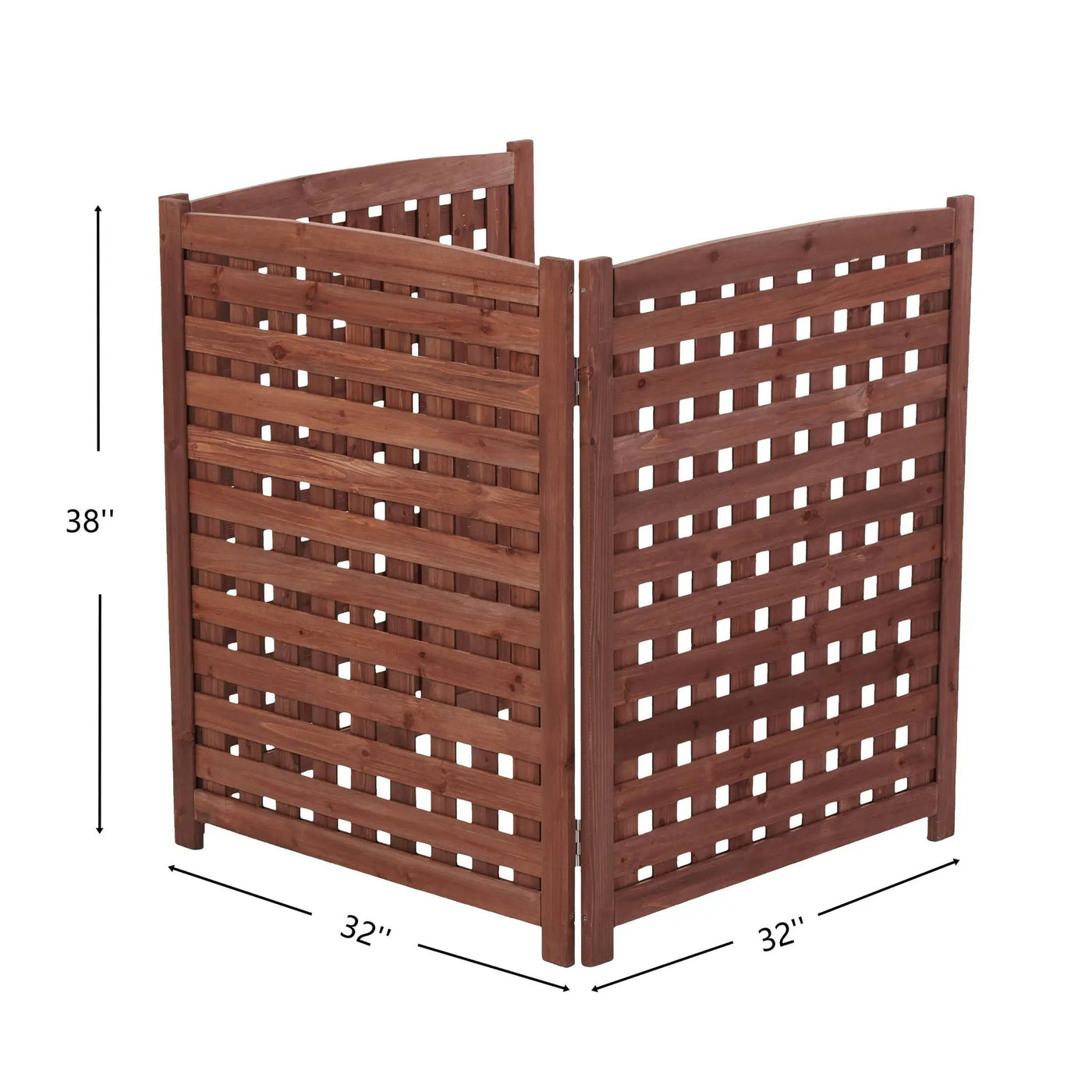 3 Panel Outdoor Air Conditioner Fence Screen by HouseOfZazla