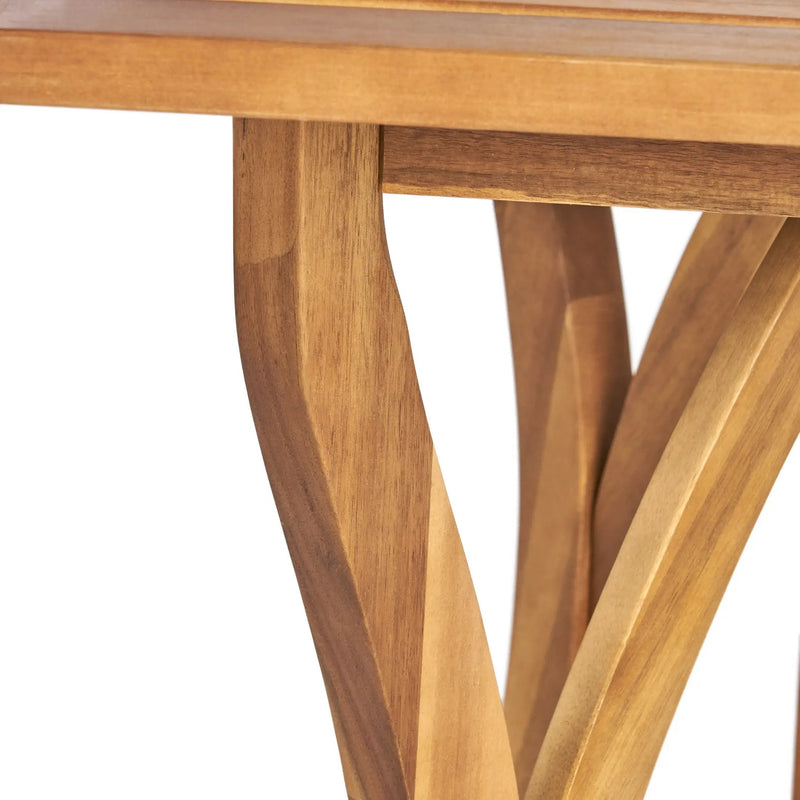 7 Piece Outdoor Acacia Wood Dining Set by HouseOfZazla