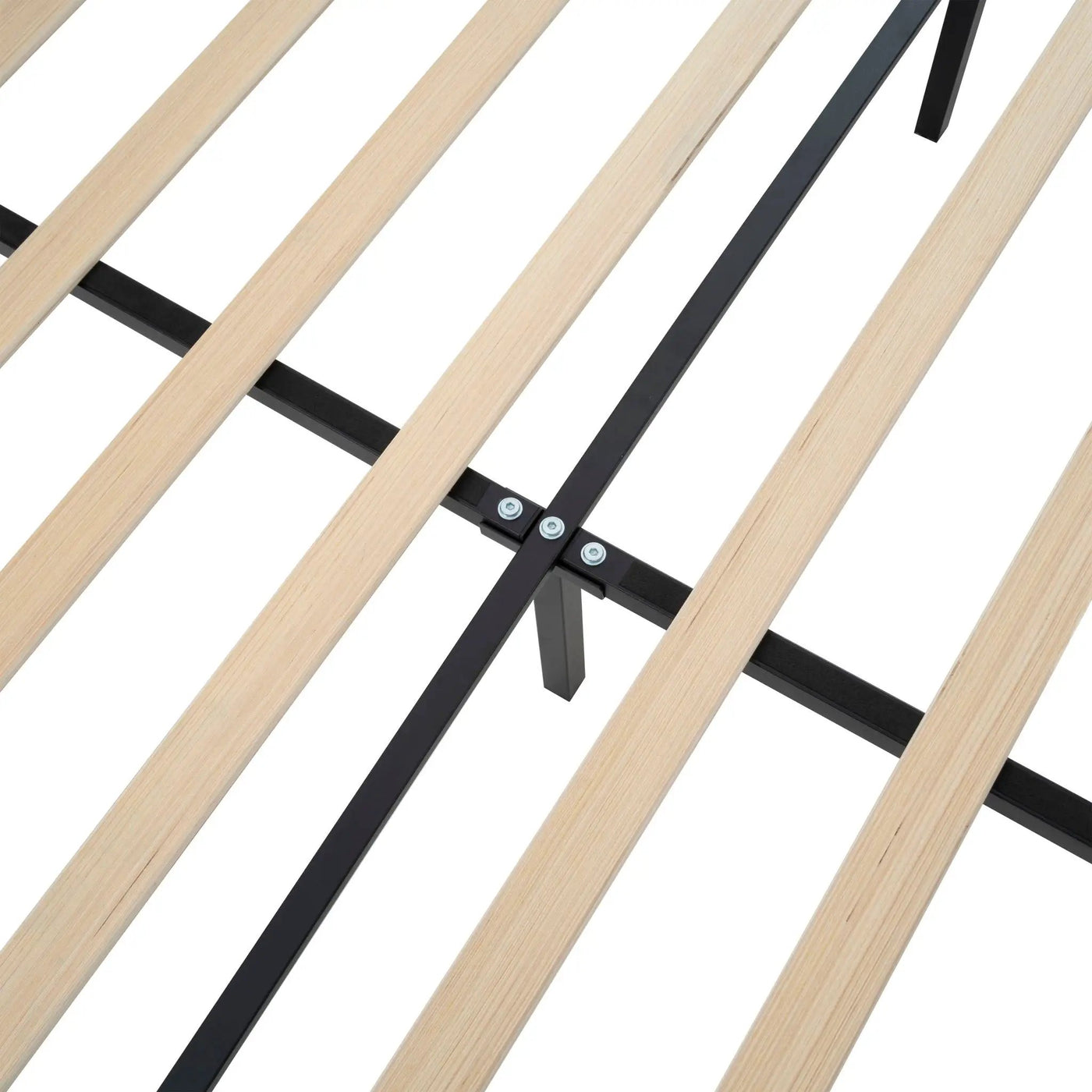 Platform Bed Frame With Tall Headboard And High Footboard by HouseOfZazla
