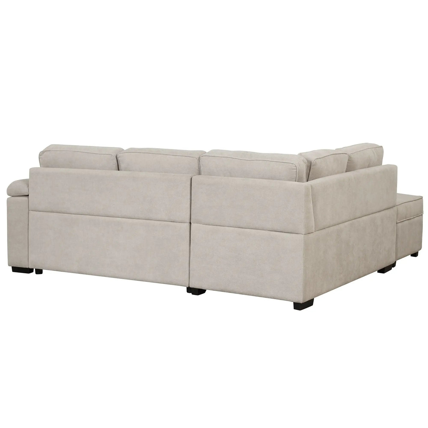 Sleeper Sofa Bed, 2 In 1 Pull Out Sofa Bed L Shape Couch With Storage Ottoman For Living Room, Bedroom Couch And Small Apartment by HouseOfZazla