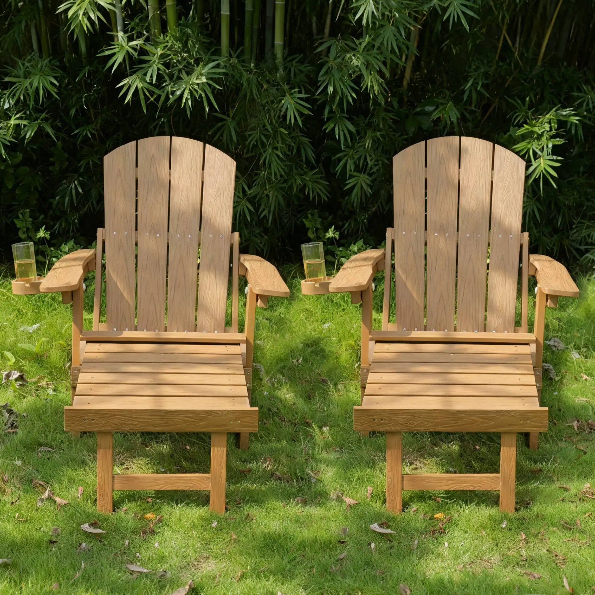 2-Piece All-Season Outdoor Lounge Chairs For Patio Leisure & Garden Relaxation Moments by HouseOfZazla