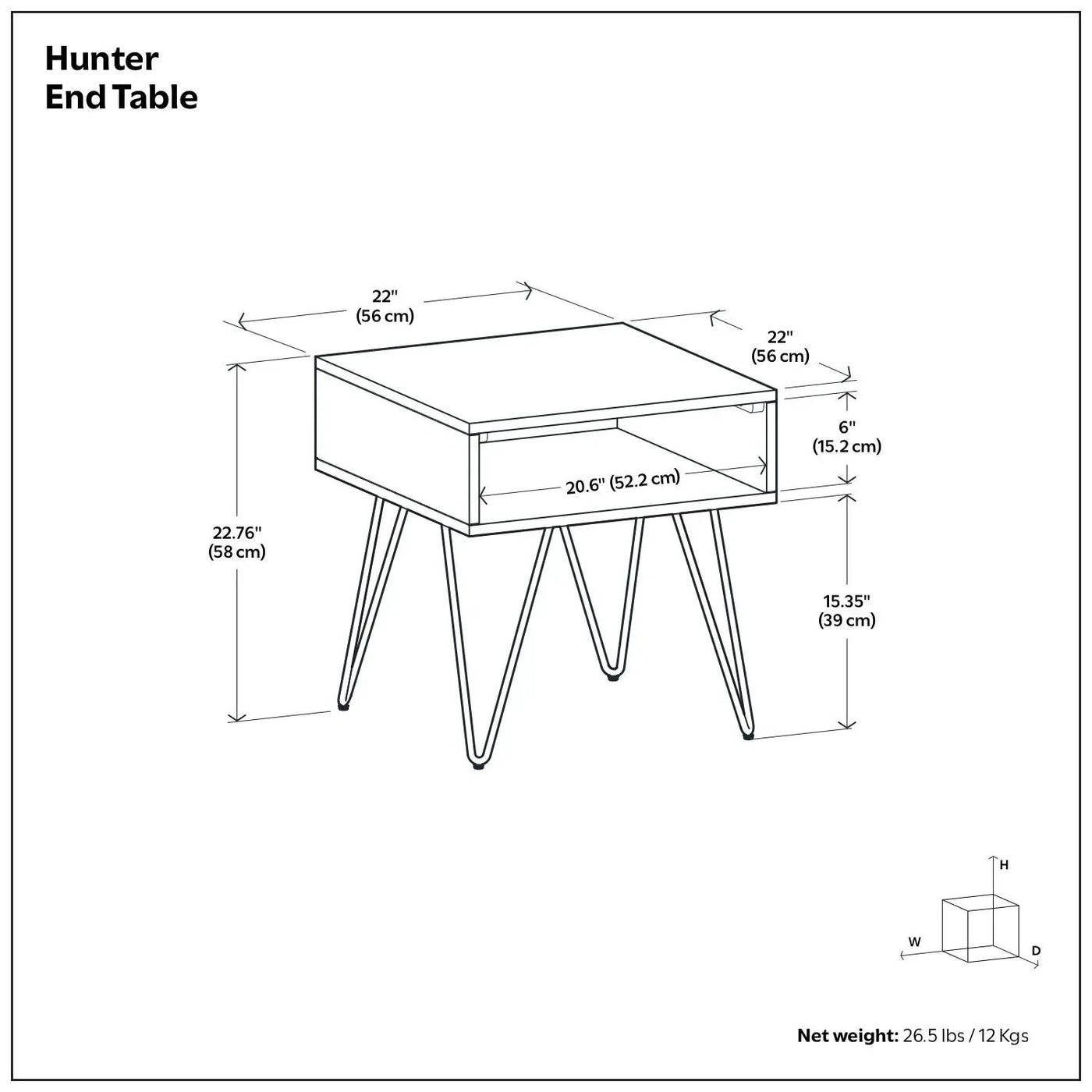 Hunter - End Table - Wood by Unique Piece Furniture