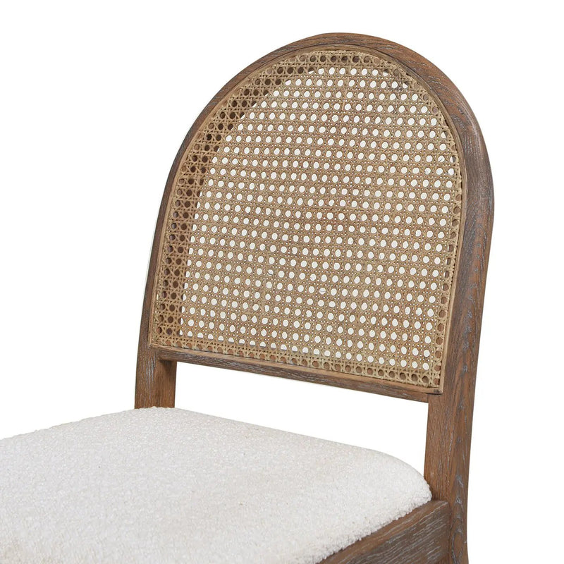 Panama - Curved Cane Side Dining Chair (Set of 2) by Unique Piece Furniture