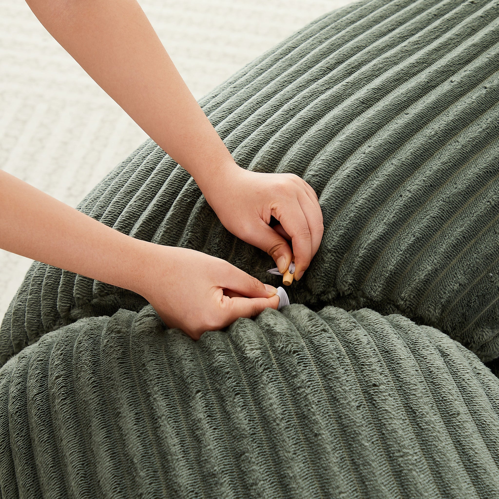 53-Inch Modern Cocooning Sensation Single-Seater Lounge Chair by HouseOfZazla