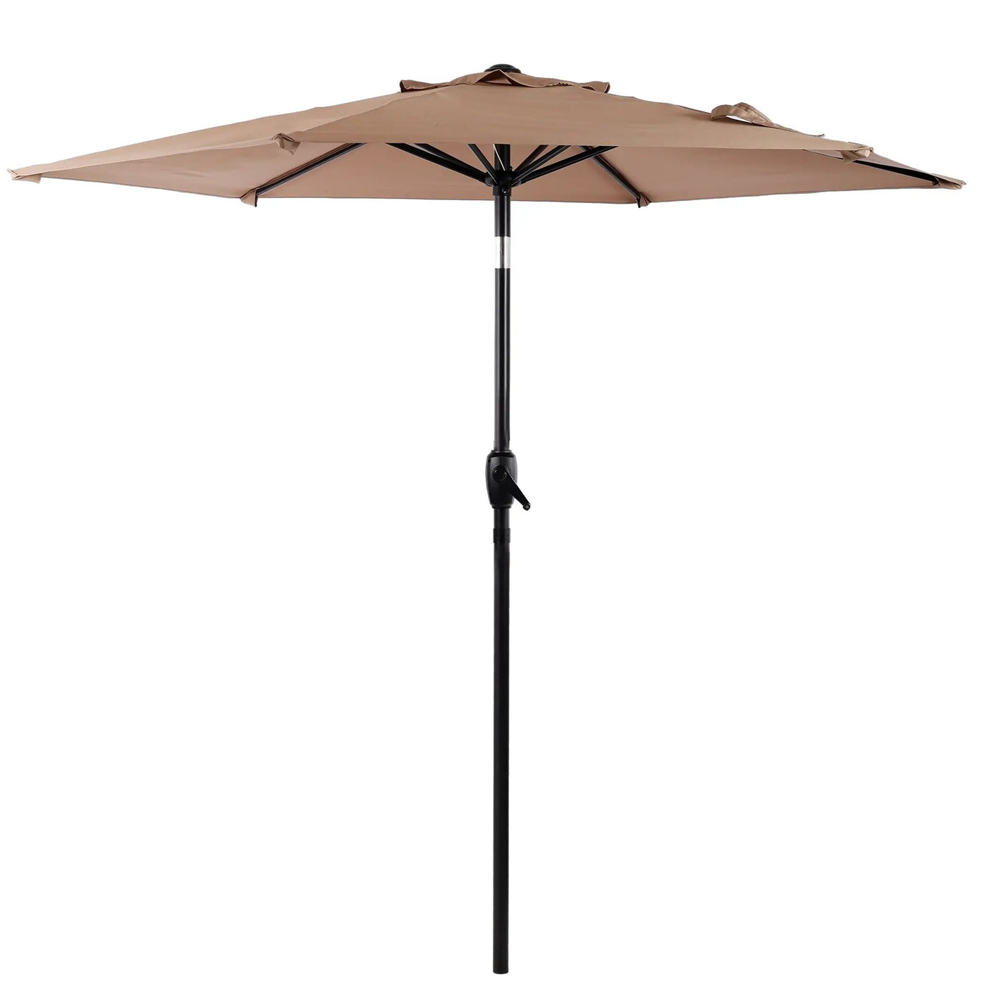 10FT Patio Umbrella with Push Button Tilt and Crank Mechanism by HouseOfZazla