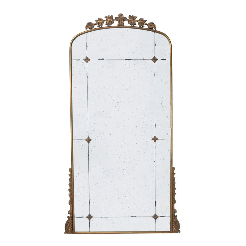 Lavish - Full Length Mirror, AntiqueMetal Floor Mirror For Living Room, Bedroom - Gold by Unique Piece Furniture