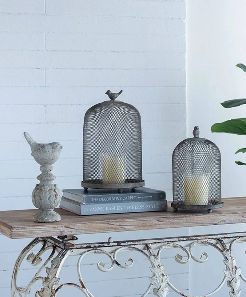 Ophira Sparrow Candle Holders (Set of 2) - Antique Gray by Unique Piece Furniture