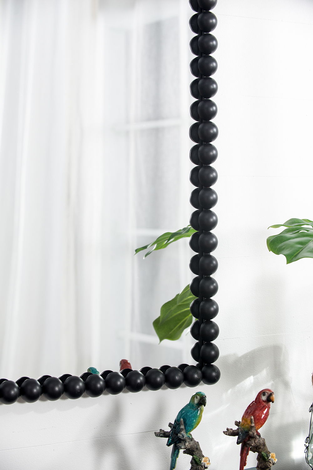 Rectangle Mirror for Living Room, Bedroom, Entryway - Black, photo 2 of 9
