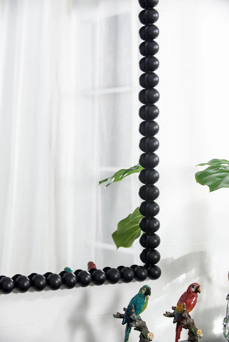 Rectangle Mirror, Wall Mirror For Living Room Bedroom Entryway - Black by HouseOfZazla
