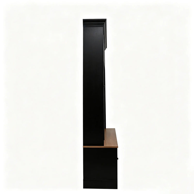 Vibe Haus 62.2'' Farmhouse Hall Tree with Shoe Storage Bench by HouseOfZazla