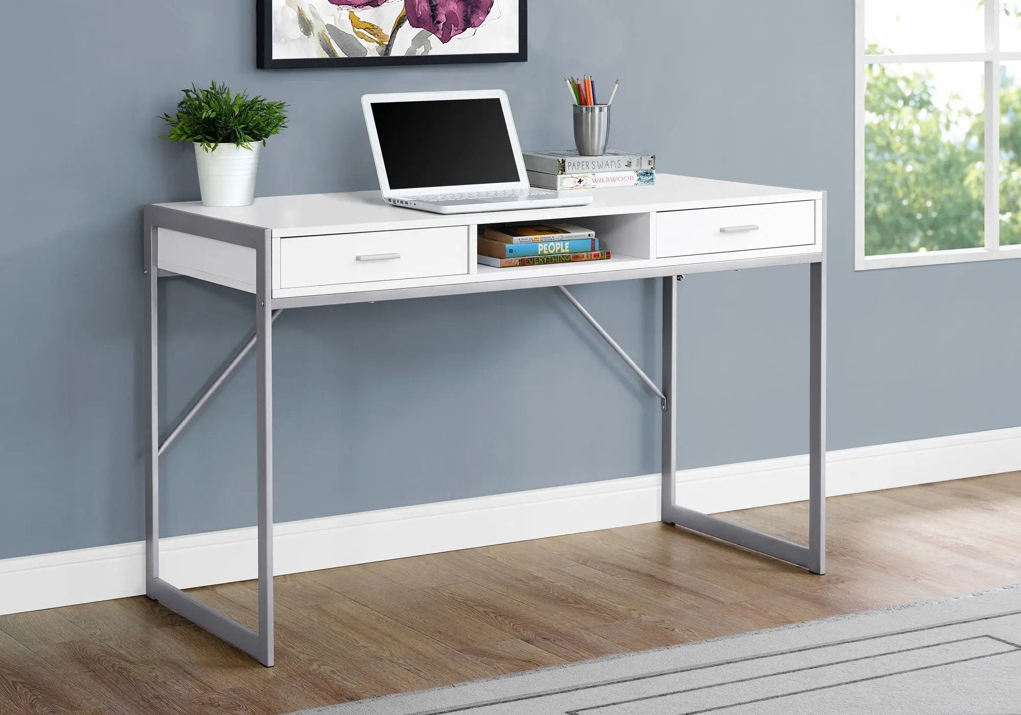 Computer Desk For Home Office Laptop, Storage Drawers by Unique Piece Furniture
