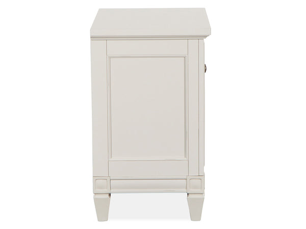 Willowbrook - Drawer Nightstand - Egg Shell White With Slight Rub Through, photo 2 of 7