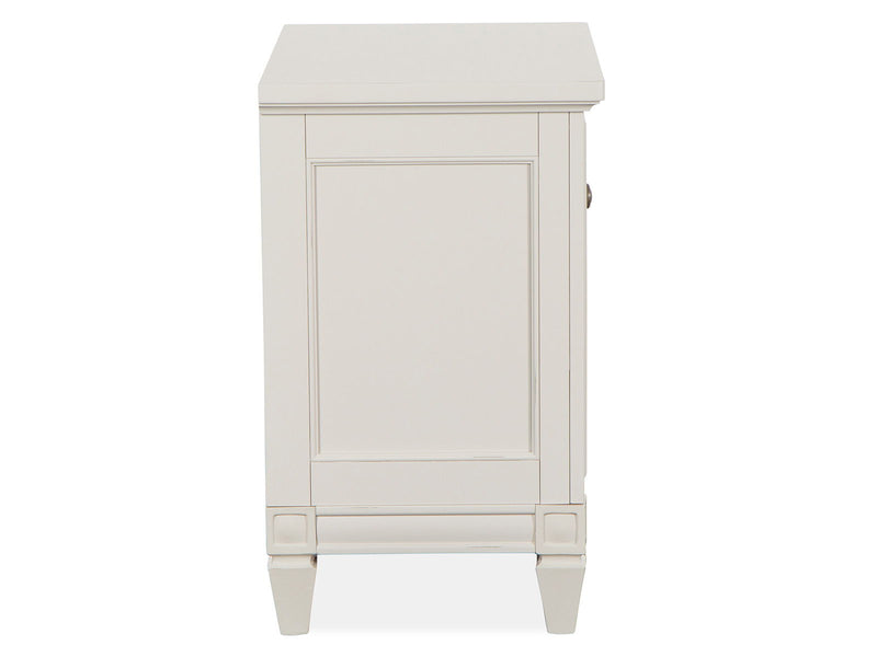 Willowbrook - Drawer Nightstand - Egg Shell White With Slight Rub Through, photo 2 of 7