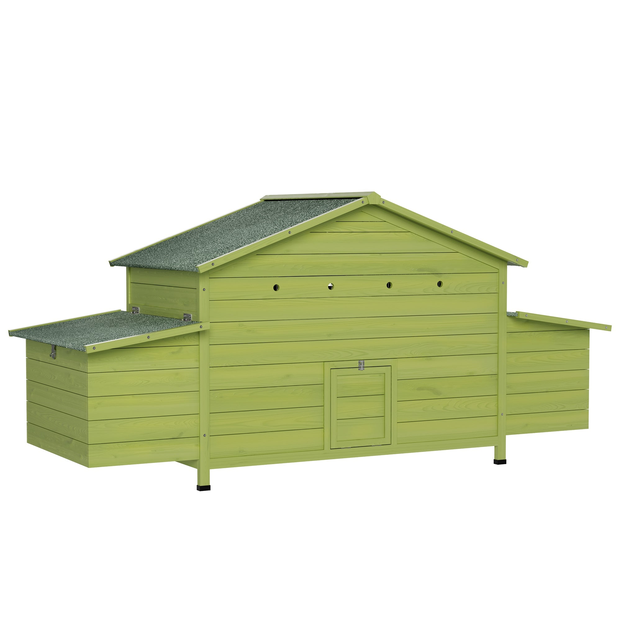 11.12 ft² Large Wooden Chicken Coop with Nesting Boxes & Perch by HouseOfZazla