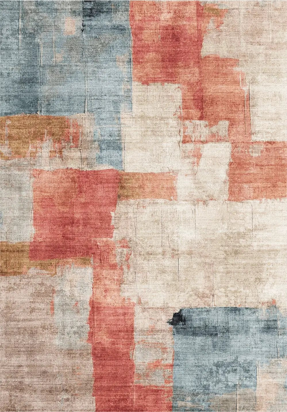 Toucan - 5' X 7' Washable Non - Slip Area Rug - Ivory Multi by HouseOfZazla