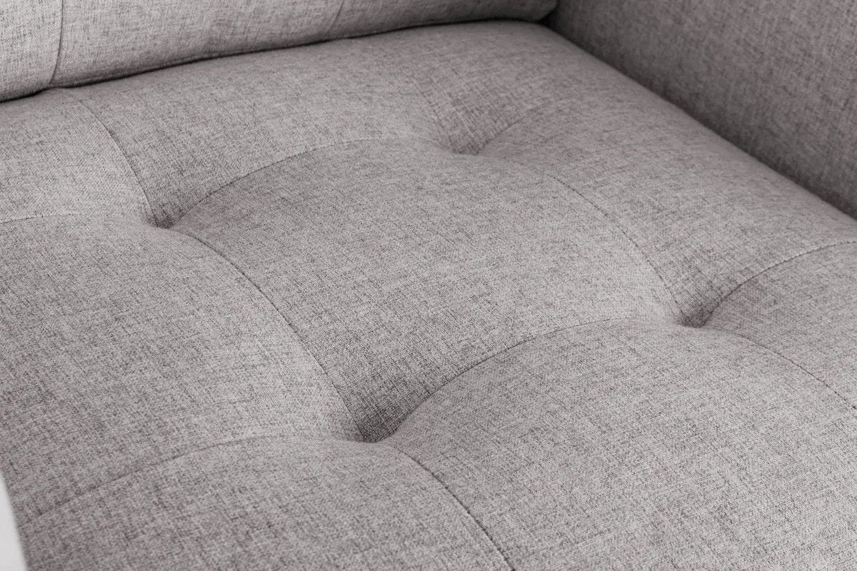 Victoria - Fabric Armchair With Metal Legs, Side Pockets, And Pillow by Unique Piece Furniture