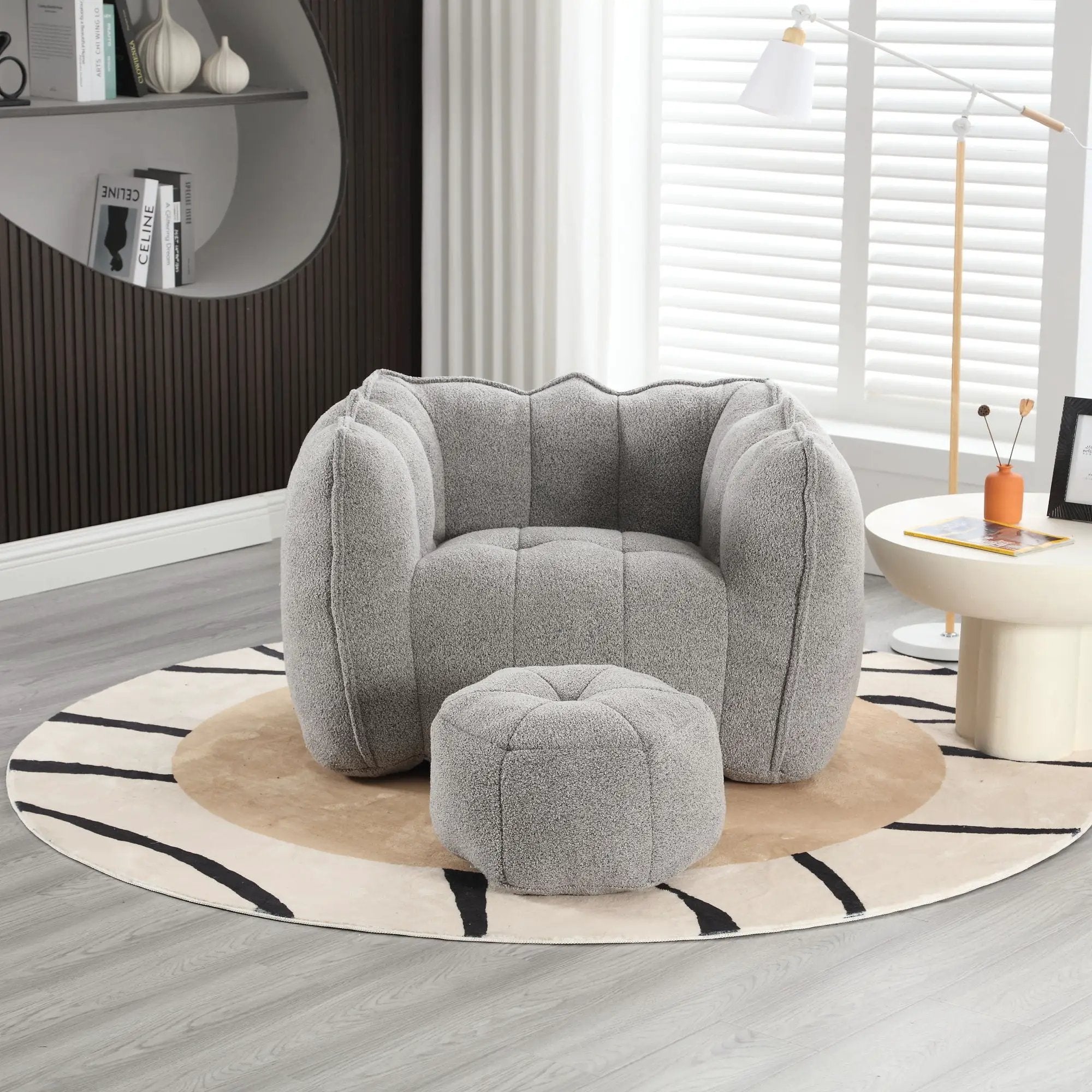 Soft Bean Bag Chair With High Resilient Foam by HouseOfZazla