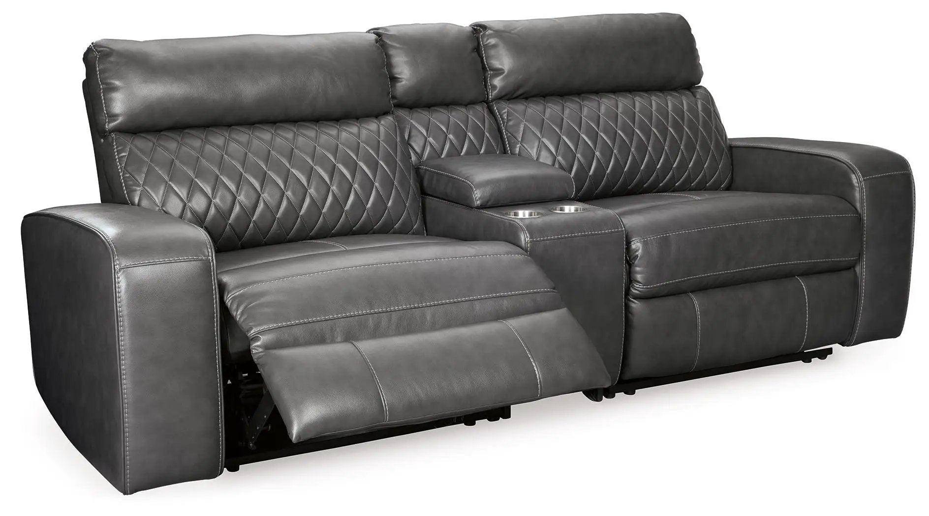 Samperstone - Power Reclining Sectional by Unique Piece Furniture