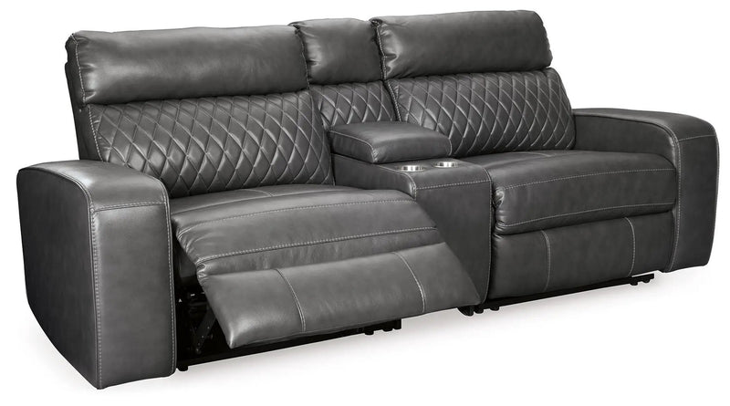 Samperstone - Power Reclining Sectional by Unique Piece Furniture