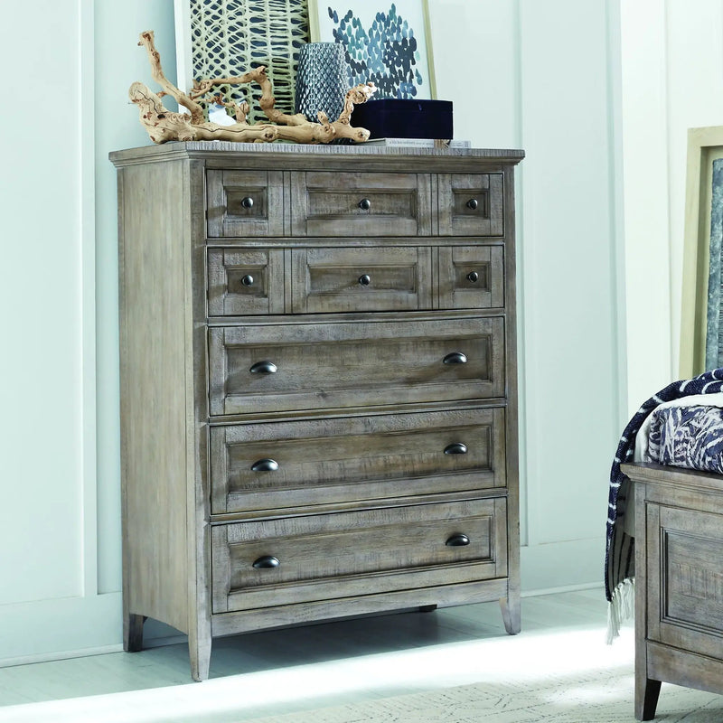 Paxton Place - Wood Drawer Chest - Dove Tail Gray, photo 2 of 7