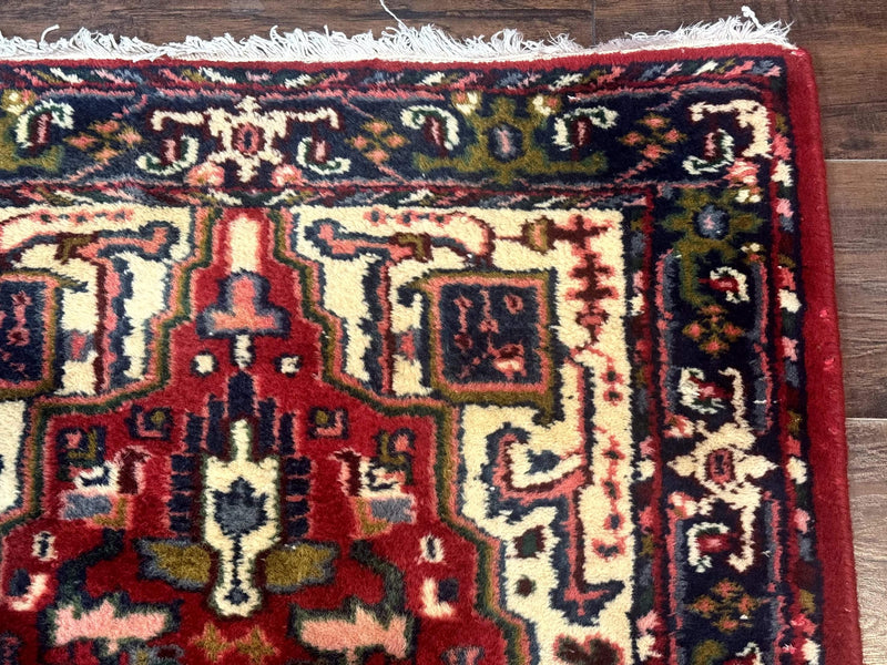 Indo Persian Heriz Runner Rug 3 x 17, Geometric Long Runner Carpet for Hallway, Medallions, Wool Runner Rug 3x17 by Jewel Rugs