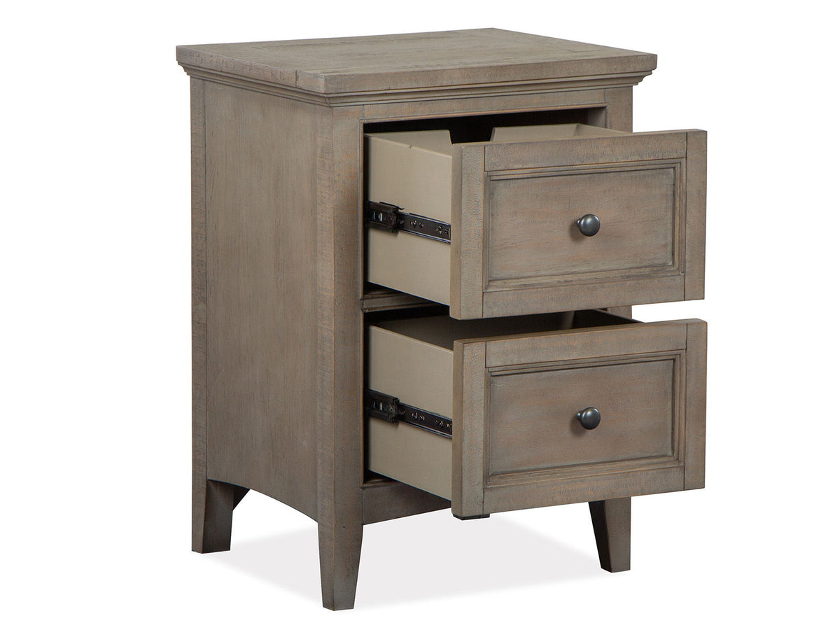 Paxton Place - Small Drawer Nightstand - Dovetail Gray, photo 2 of 7