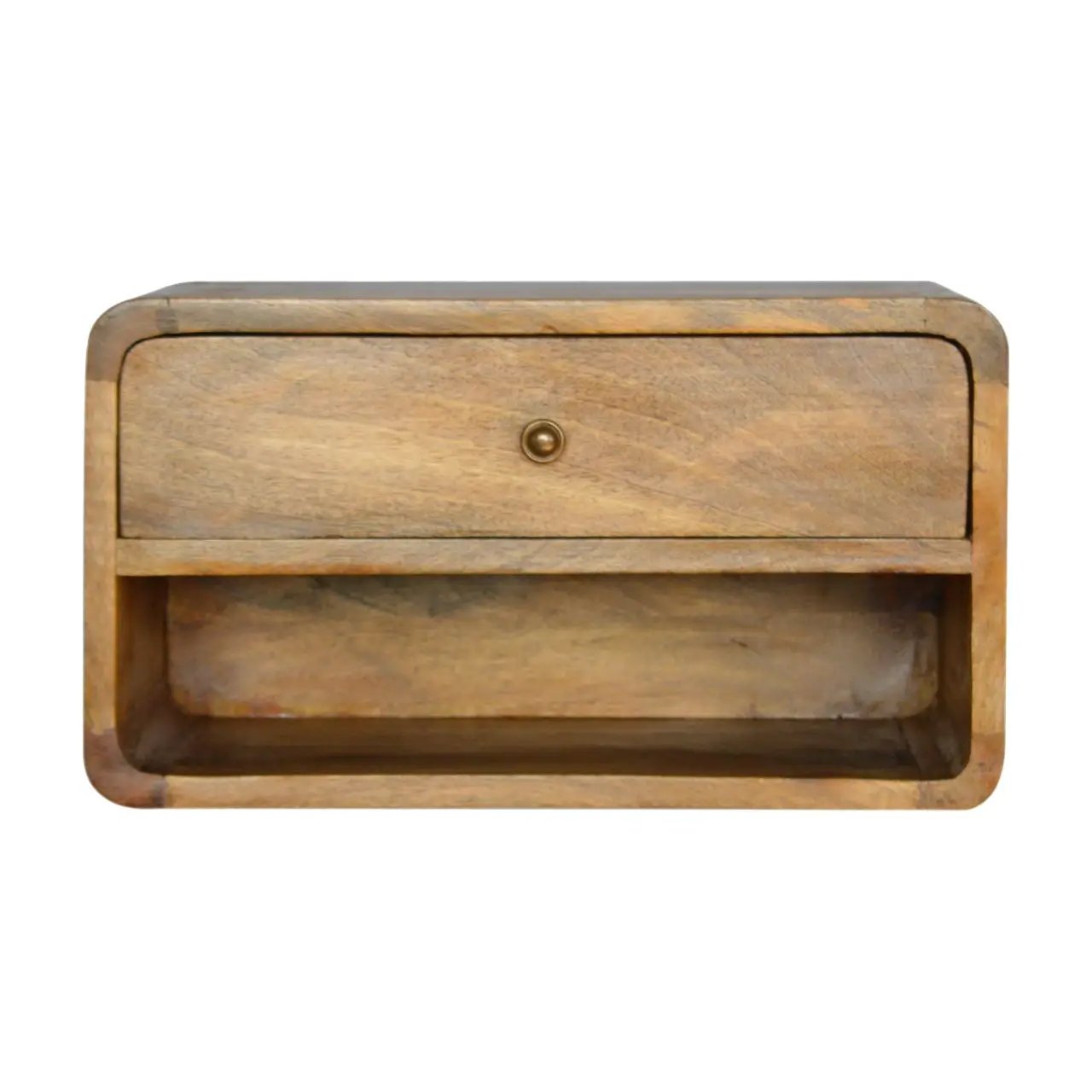 Curve Upper Slot Floating Nightstand by Unique Piece Furniture