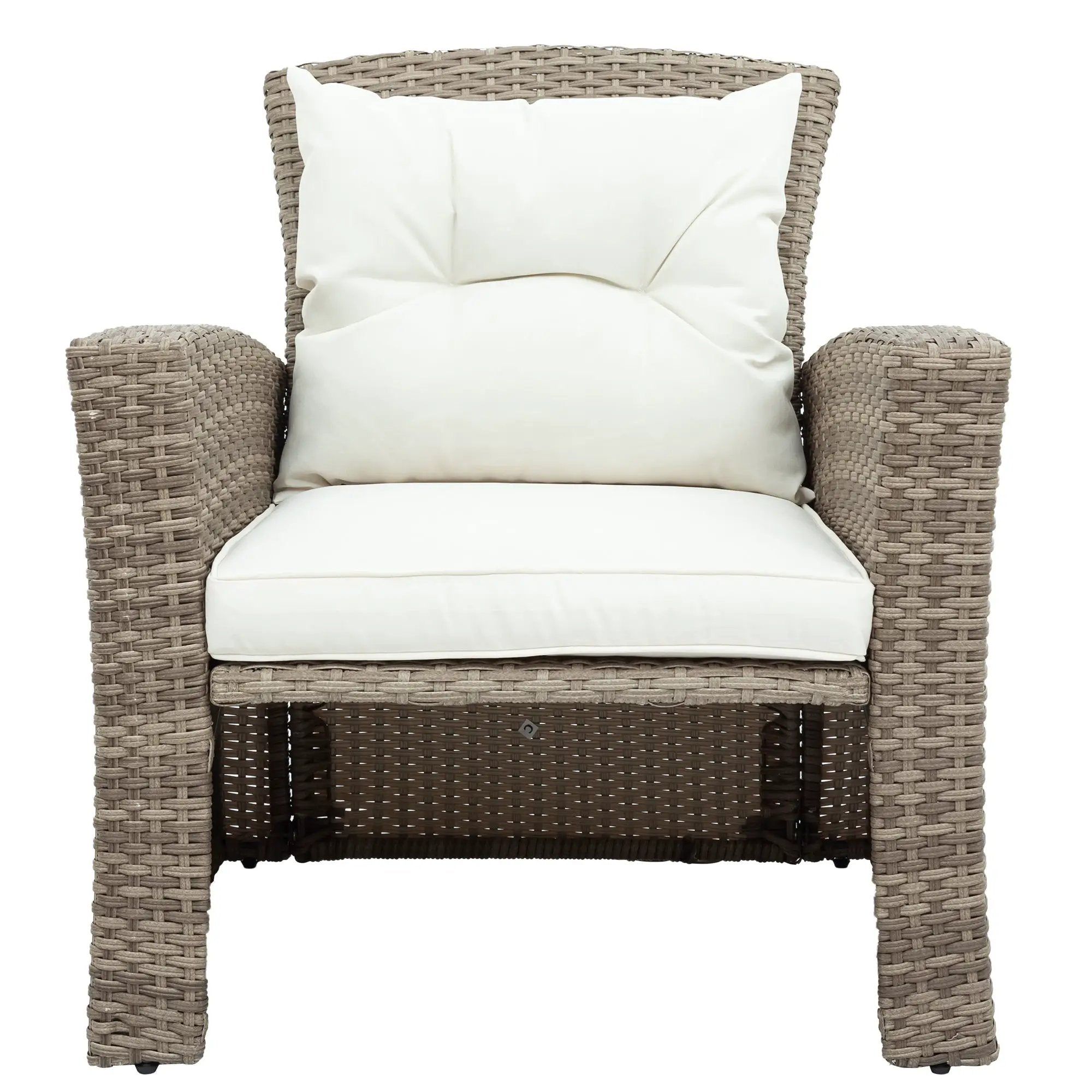 Set Of 4 Piece All Weather Wicker Patio Furniture by BLAKHOM