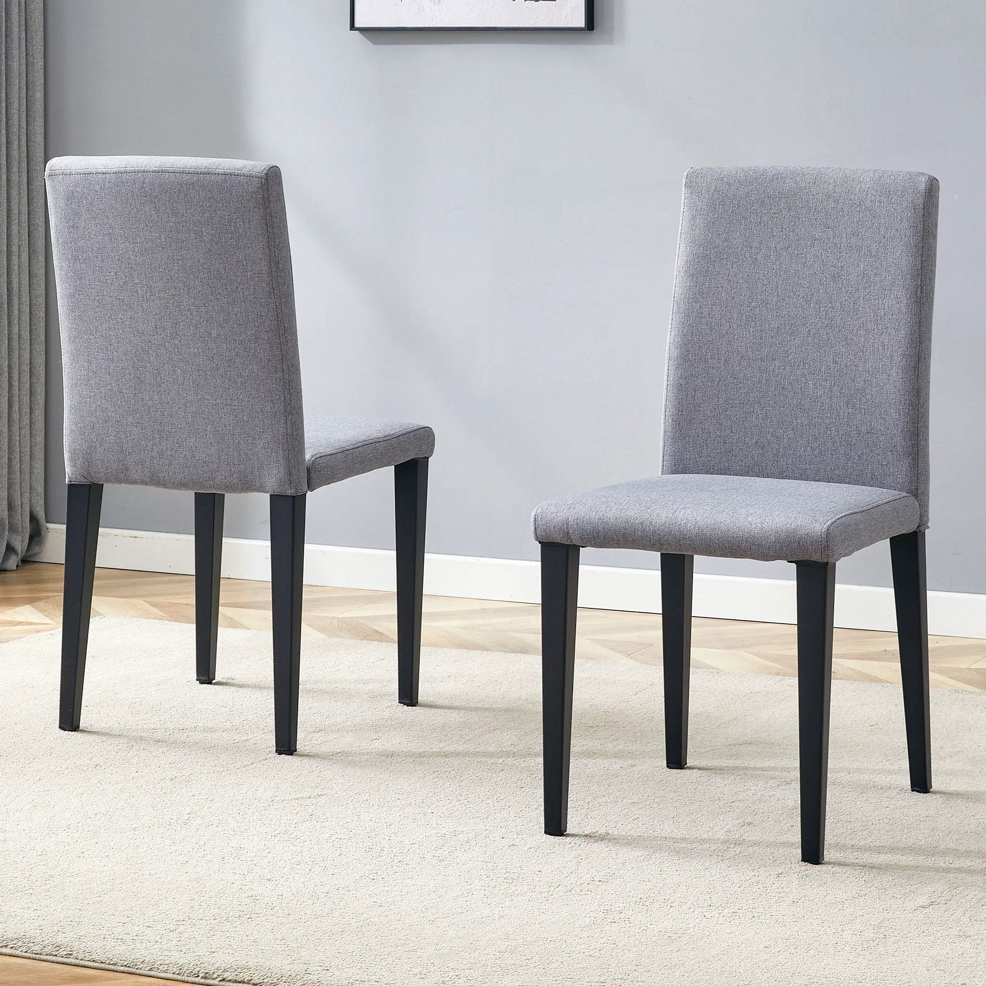 Versatile Dining Chairs With Comfortable Design And Metal Legs by Unique Piece Furniture