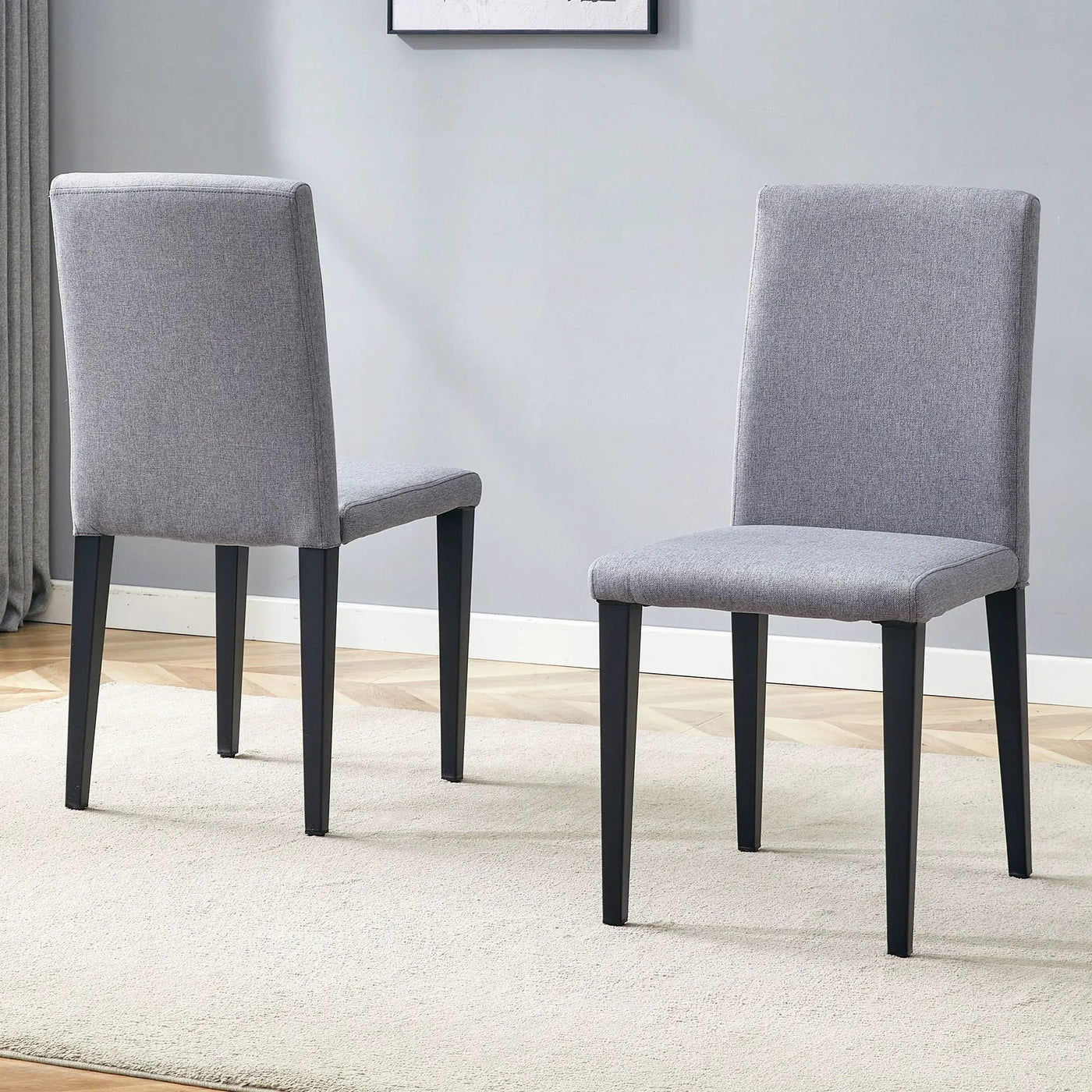 Versatile Dining Chairs With Comfortable Design And Metal Legs by HouseOfZazla
