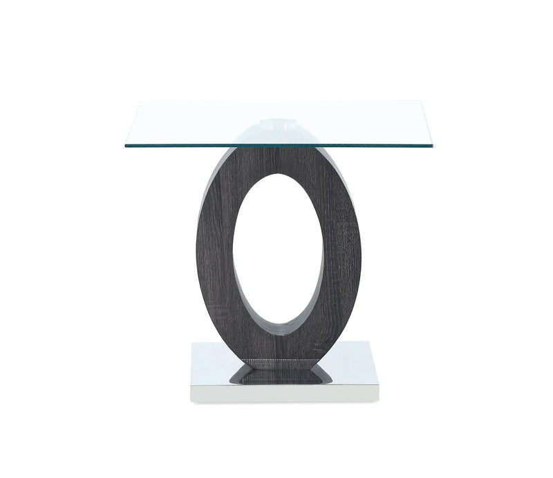 Tracker - End Table - Brown White by Unique Piece Furniture