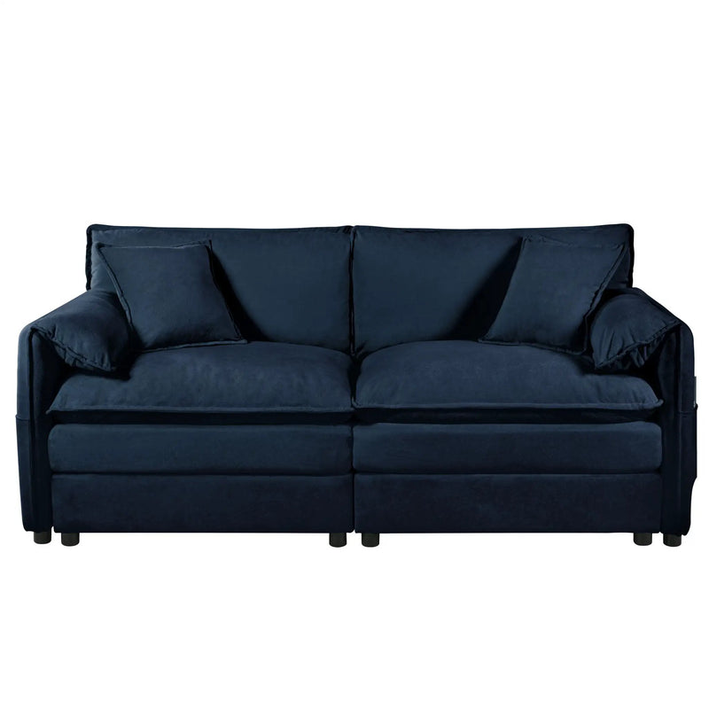 Modern Oversized Loveseat Sofa With Deep Seat And Diy Combination by HouseOfZazla