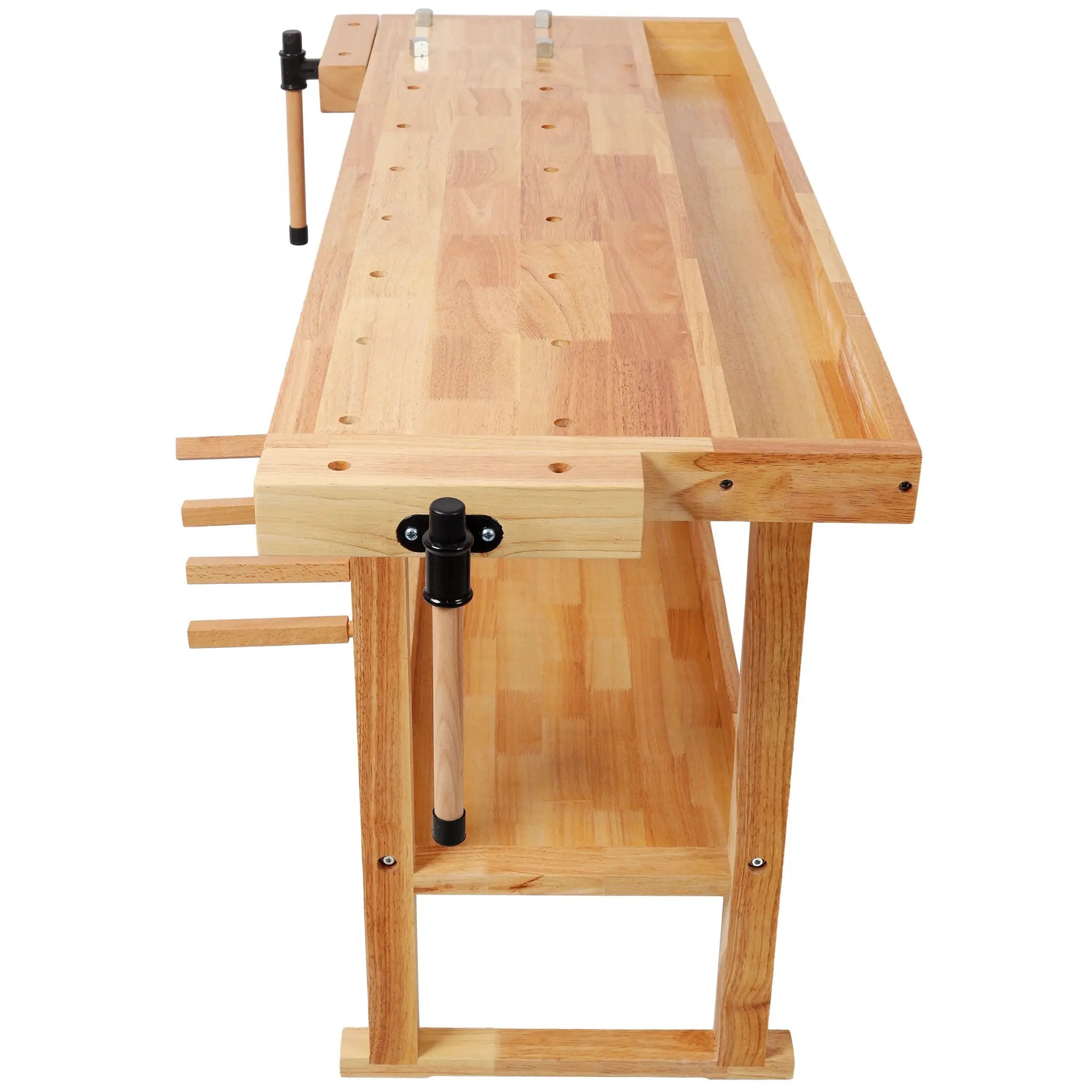55" Wood Workbench – Heavy Duty with Storage by HouseOfZazla