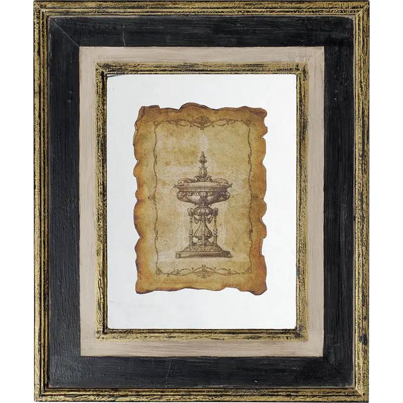 Lucian - Framed Antiqued Sculpture Print by HouseOfZazla