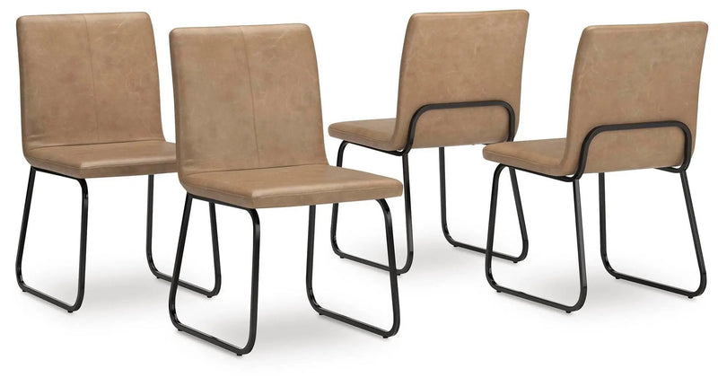 Pharwynn - Dining Upholstered Side Chair (Set of 4) - Toast by Unique Piece Furniture