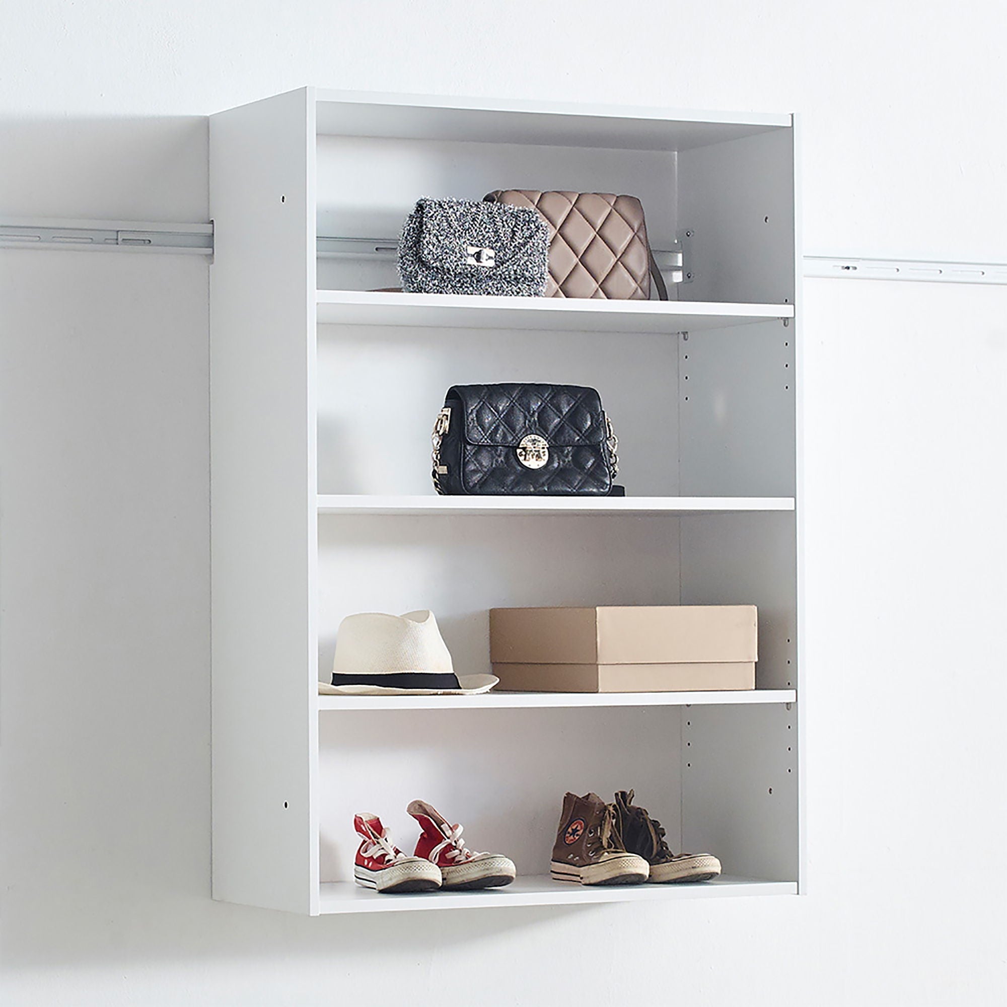 Devi - Wall Mounted Closet System With Modular Units by HouseOfZazla