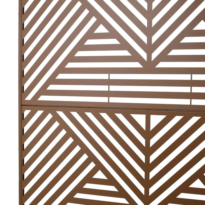 Freestanding Outdoor & Indoor Freestanding Metal Privacy Screen by HouseOfZazla