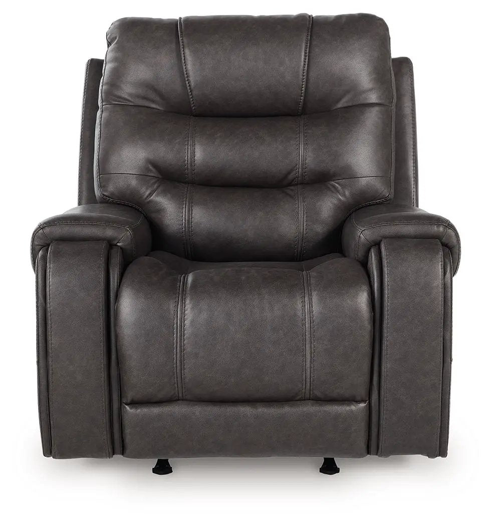 Femley - Rocker Recliner - Smoke by Unique Piece Furniture
