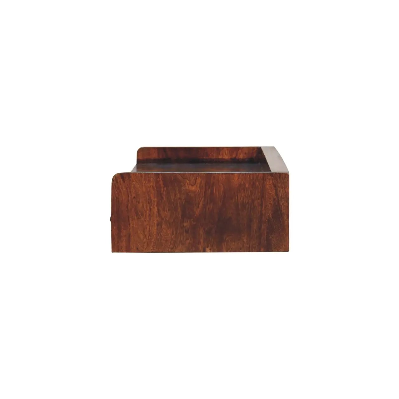 Solid Wood Belmont Wall-Mounted Console, 1 Drawer, 1 Shelf by HouseOfZazla