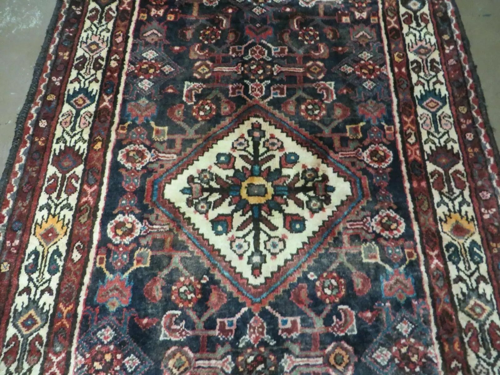 3' 6" X 10' 3" Antique Handmade Turkish Wool Runner Rug by Jewel Rugs