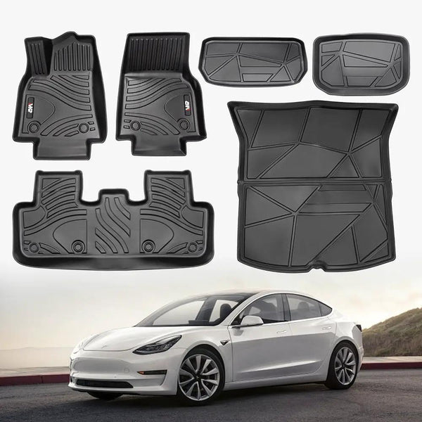 All-Weather TPE Floor Mats for Tesla Model Y 2021-2022