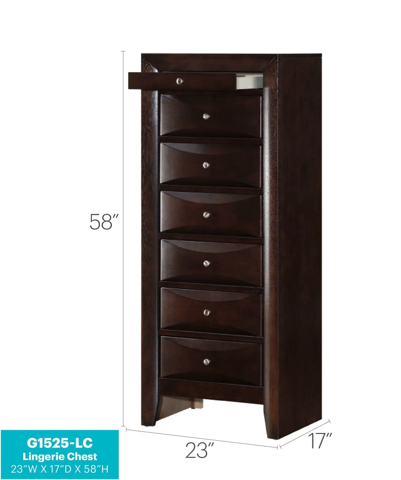 Marilla - 7 Drawer Lingerie Chest by HouseOfZazla