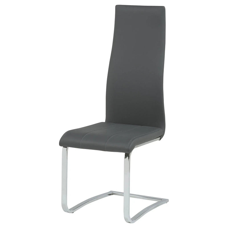 Montclair Upholstered Dining Side Chair Grey (Set of 4) by Unique Piece Furniture