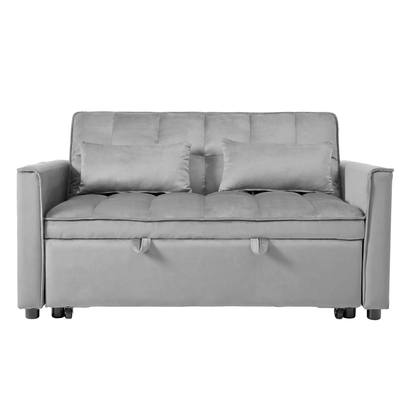 3 In 1 Pull Out Couch Convertible Sofa Bed With Reclining Backrest by Unique Piece Furniture