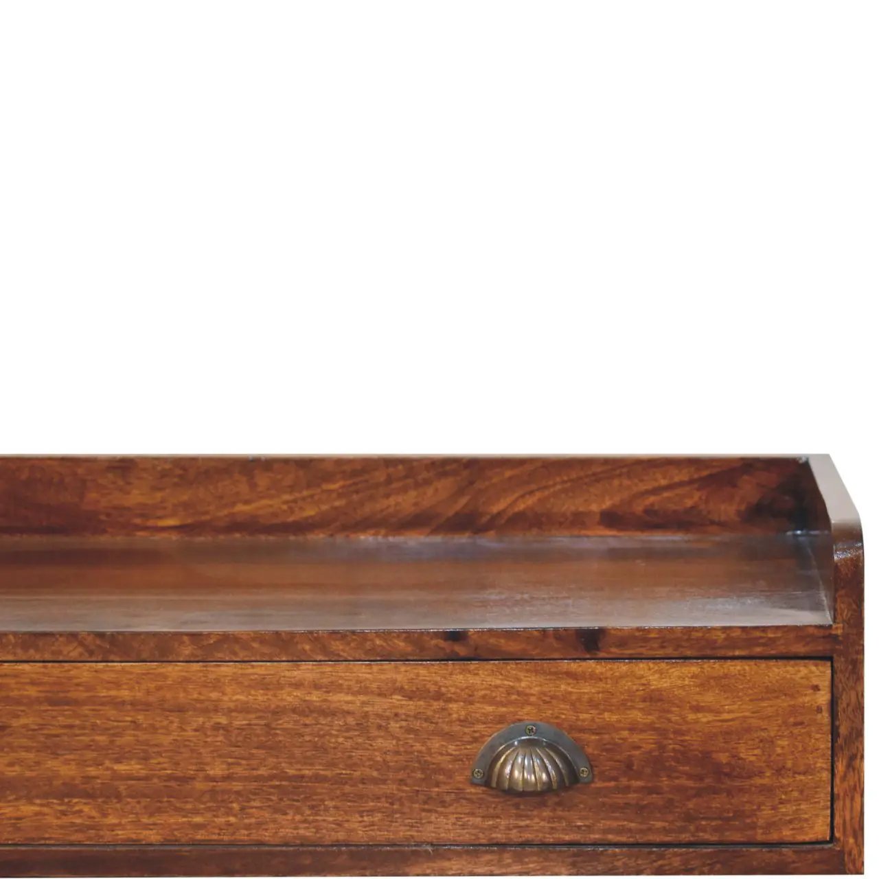 Solid Wood Belmont Wall-Mounted Console, 1 Drawer, 1 Shelf by HouseOfZazla