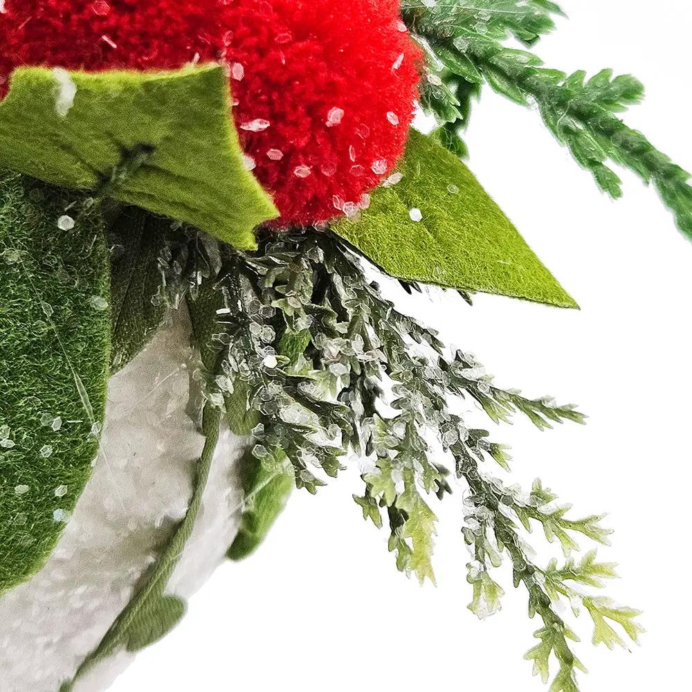 7" Iced Pinecone Ornaments – Set of 6 by HouseOfZazla