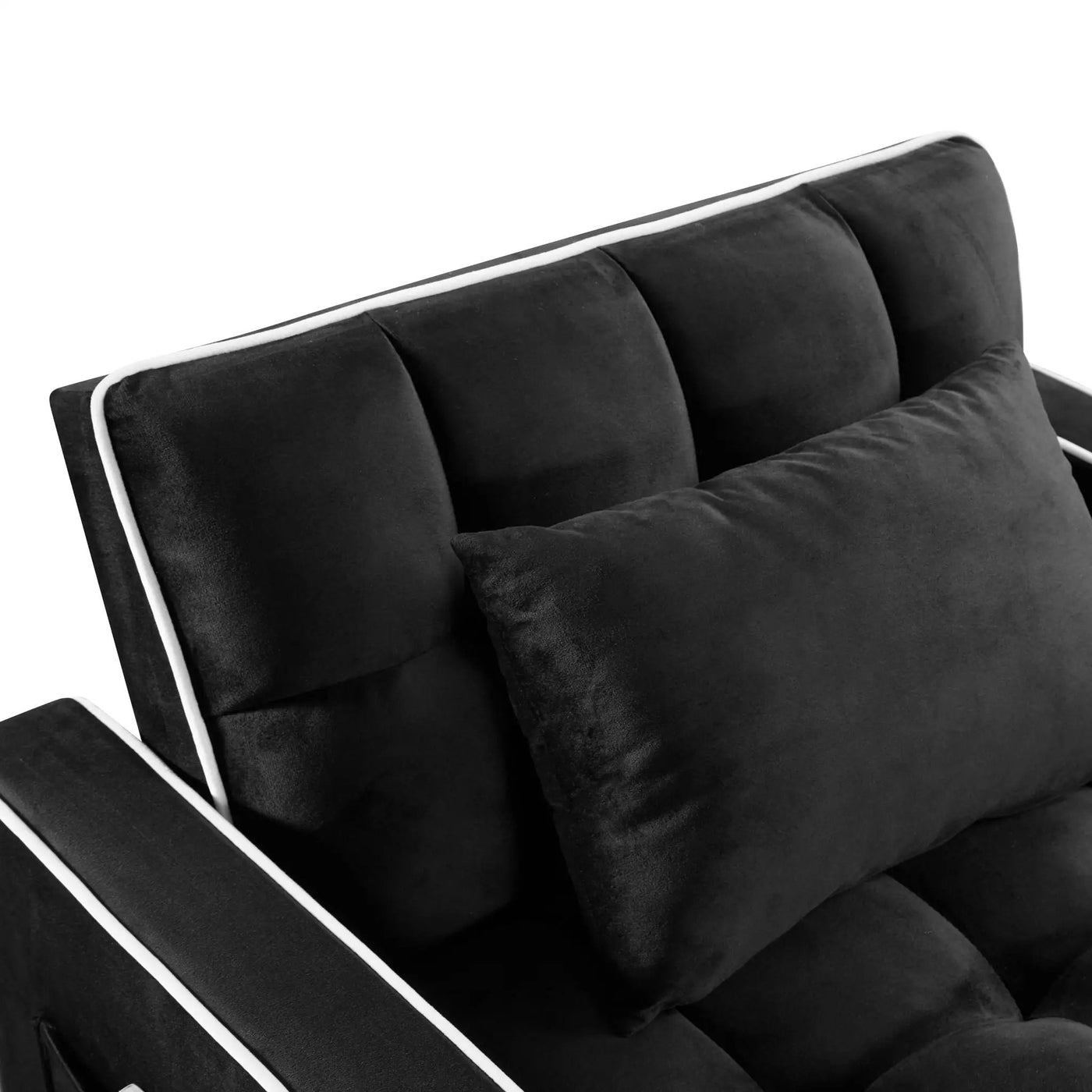 Convertible Sleeper Chair Sofa Bed Adjustable Pull Out Sleeper Chair Bed Multi-Pockets Folding Sofa Bed For Living Room Bedroom Small Space, 3 In 1 Sofa Bed by Unique Piece Furniture