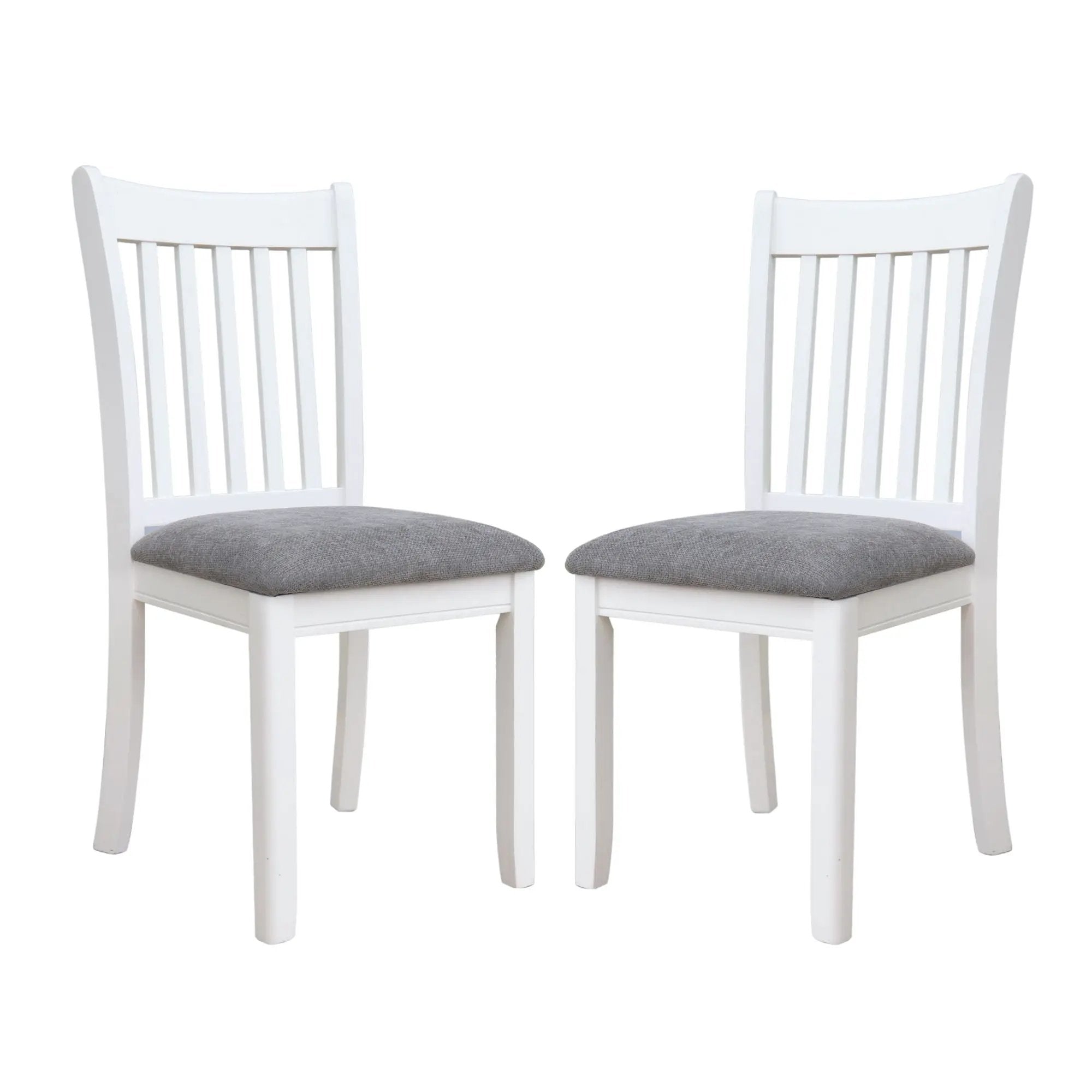 Modern Dining Chair, Wooden Back, Cushion Seats (Set of 2) by Unique Piece Furniture