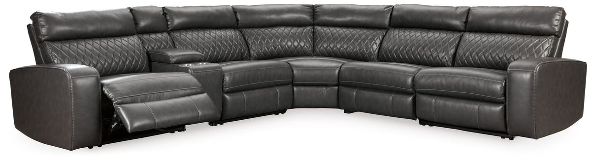 Samperstone - Power Reclining Sectional, photo 3 of 28