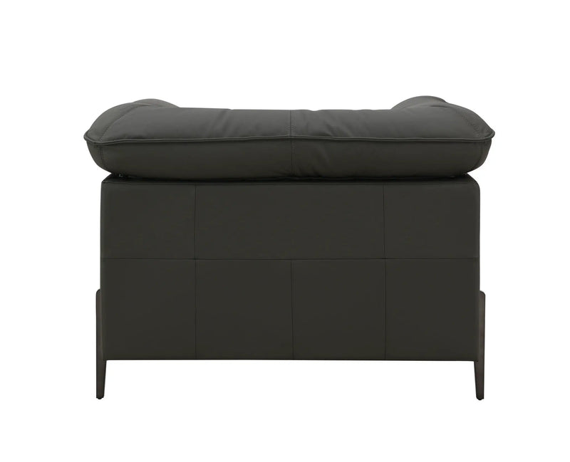 Tadi - Top Grain Leather Chair - Black by Unique Piece Furniture